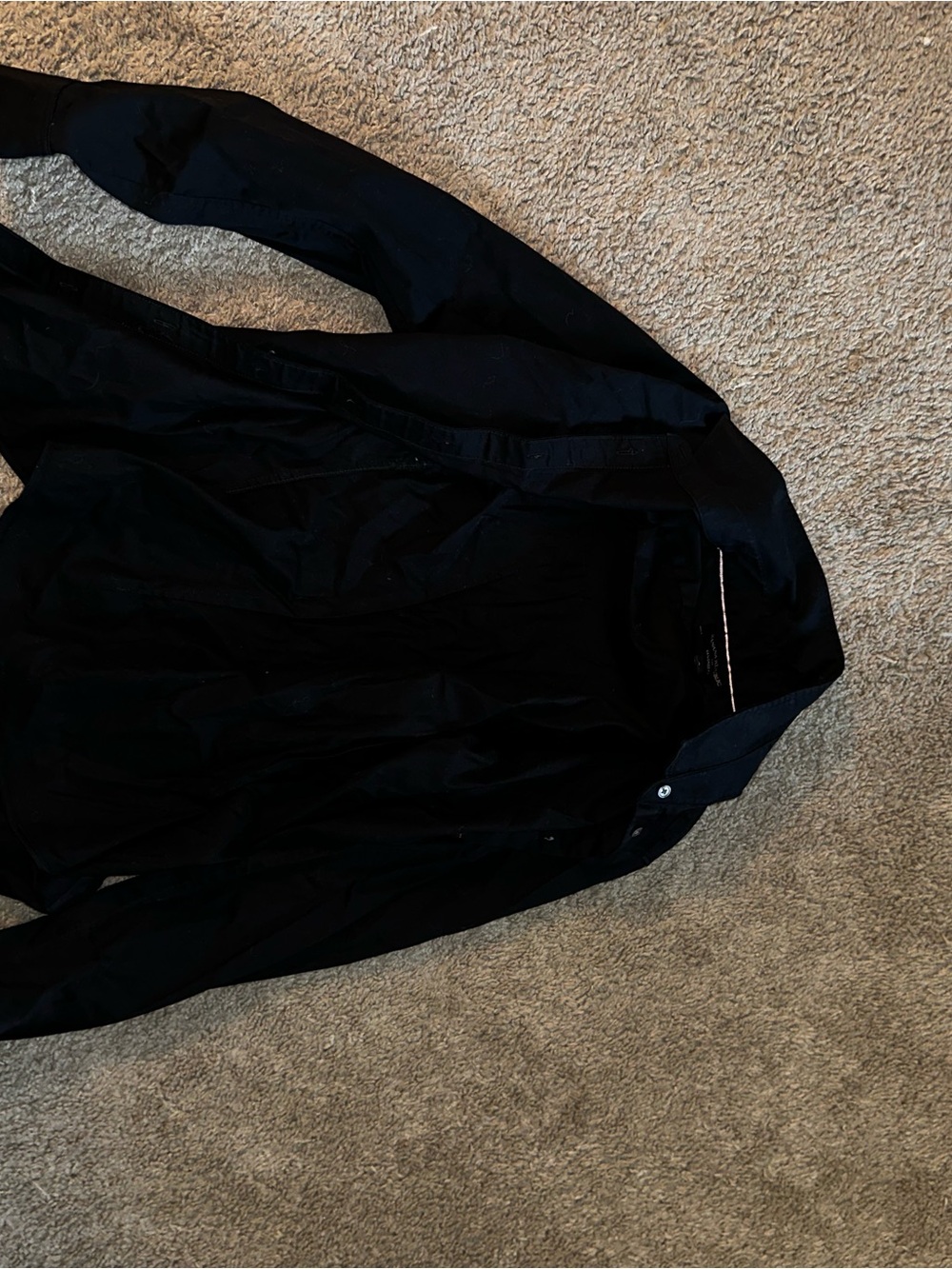 Banana Republic Black Button-Front Blouse